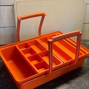 Orange Storage Organizer with Handles
